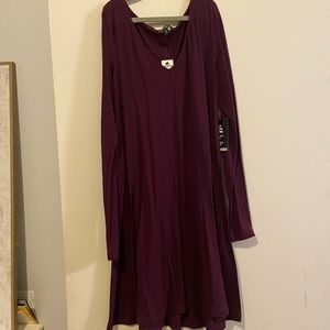 Express plum dress